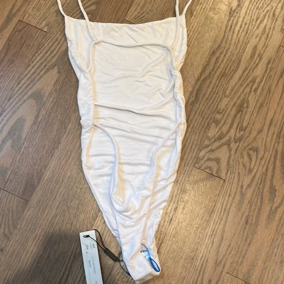 Indah White Spaghetti Strap Top - Picture 2 of 3